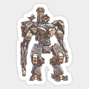 Overwatch Bastion Stealth Skin C Sticker